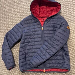 SAVE THE DUCK HOODED PUFFER JACKET